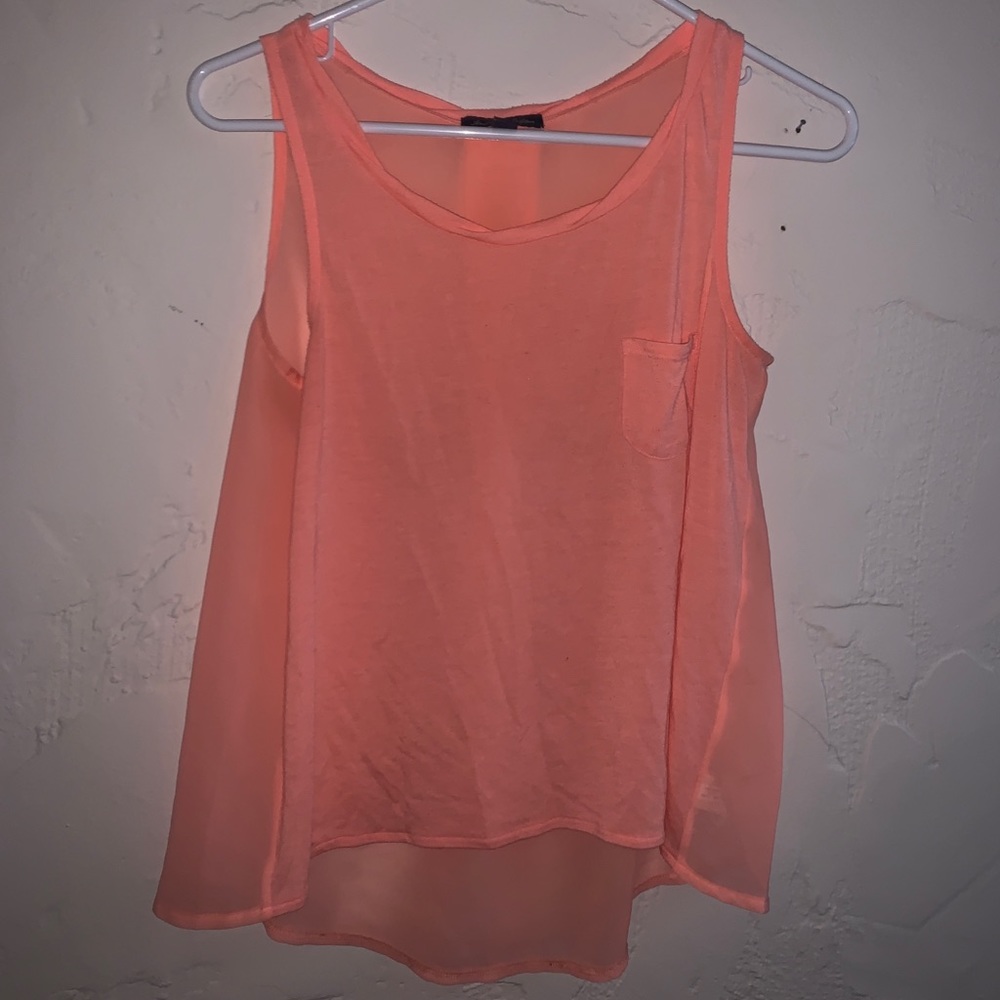 XS American Eagle salmon tank top